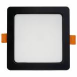 LED луна Lightex Caro черна IP54 12W 960 lm CCT, квадрат 145x145 мм