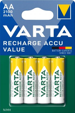 Акум. батерии Varta Value 2100mAh АА 4бр - Акумулаторни батерии