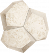 Мозайка Alabaster Shine White 21х19