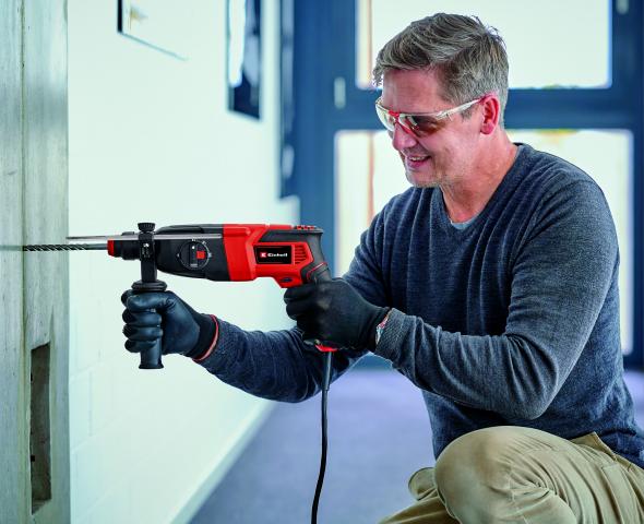 Перфоратор Einhell TC-RH 620 4F, снимка 3 - Кабелни перфоратори