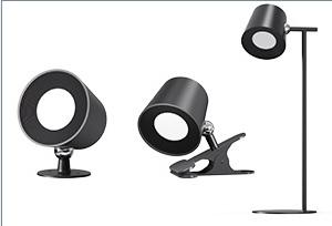 LED настолна лампа 3в1 Lightex Maze 2W CCT 180 lm димируема черна, с USB, снимка 10 - Лампи за бюро
