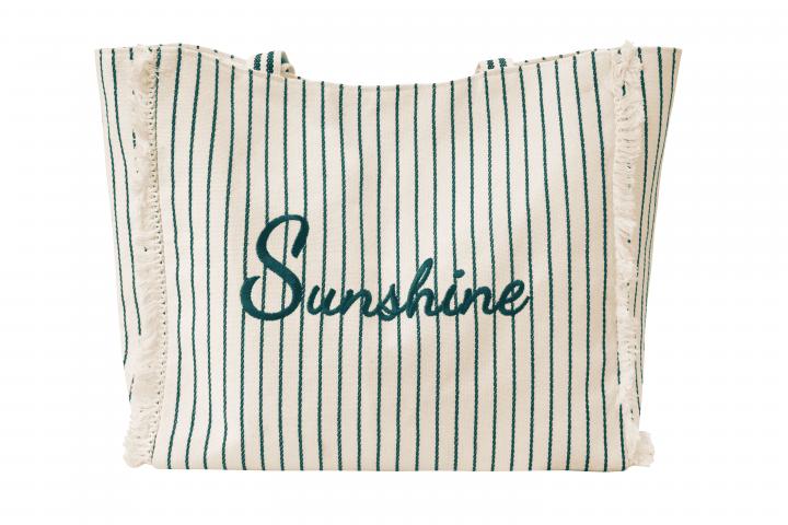 Плажна чанта Sunshine петрол - Съхранение на вещи