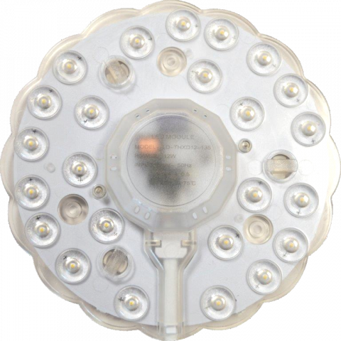 LED платка с магнит кръг Lightex 12W 960 lm 4000K 130 мм - Плафони