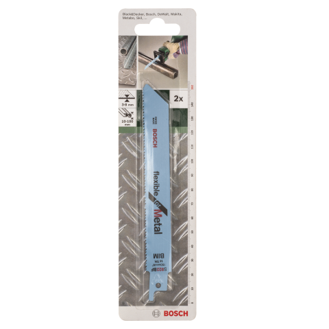 Нож Bosch S922BF за саблен трион биметал - Ножове за саблен трион