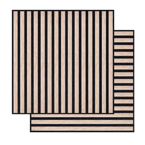 Акустичен панел SLAT WALL QUADRA ACOUSTIC  59,5x59,5 см, снимка 3 - PVC панели