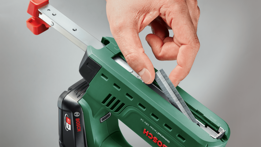 Акумулаторен такер Bosch Universal Tacker 18V-14 Solo, снимка 3 - Електрически такери