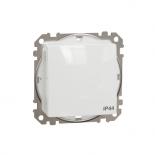 Sedna New Мех. ключ еднополюсен, 10А 250V, IP44, бял