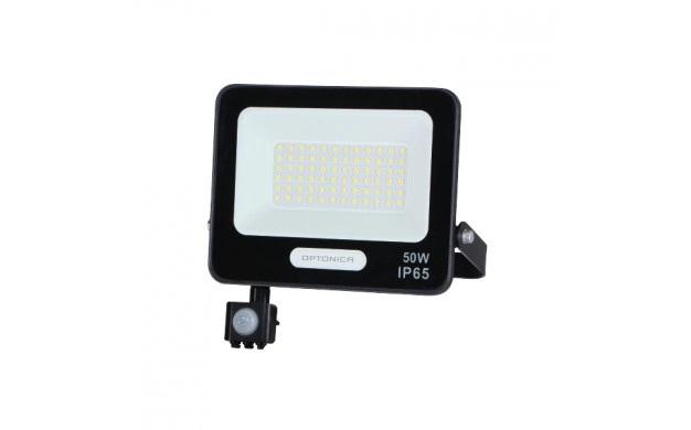 LED прожектор със сензор Optonica 50 W 6000K - Led прожектори