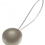 Магнит за перде Pearls бежово