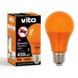 LED крушка против комари E27 9W 450 lm 1200K