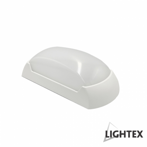 LED аплик Lightex Ischia 12 W бял - Градински лампи