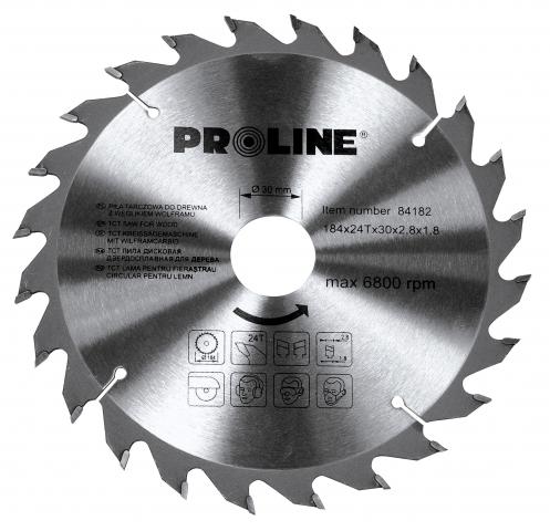 Циркулярен диск Proline за дърво 210х30/20/16 мм 60T - Циркулярни дискове