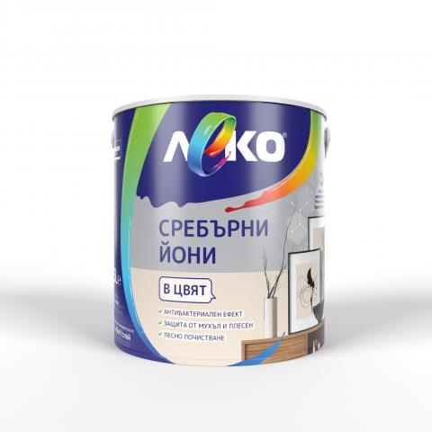 Интериорна боя Леко Сребърни йони 2.5 л капучино - Интериорни бои