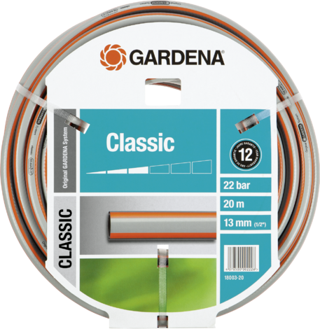 Градински маркуч Gardena Classic 1/2" 20 м - Маркучи на ролка