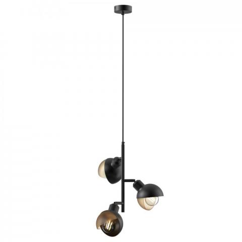 Полилей Lightex Florence 3xE27 черен 120x925 мм - Пендели