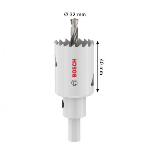 Боркорона Bosch ММ 32 мм, снимка 3 - Боркорони bi-metal