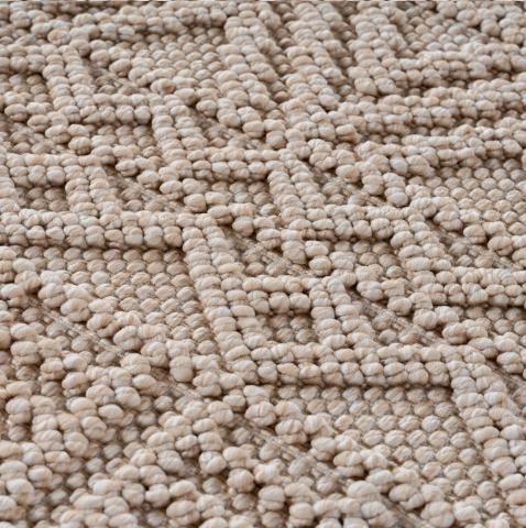 Килим Helix Beige 80х150 см 2202, снимка 6 - Килими