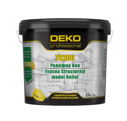 Декоративна релефна мазилка Deko Professional 25 кг, бяла, снимка 2 - Фасадни бои