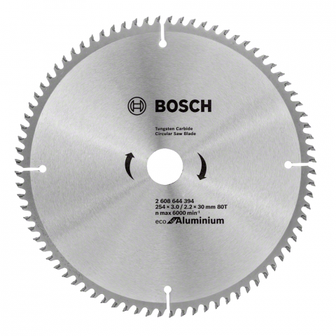 Циркулярен диск Bosch Alu 254x3.0x30 мм 80T, снимка 2 - Циркулярни дискове