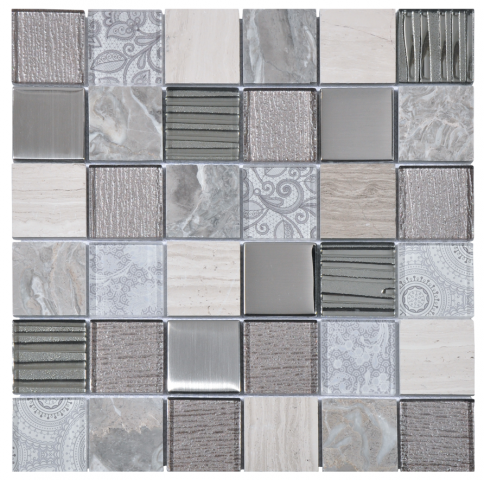Мозайка Elements Grey 30x30 - Мозайки