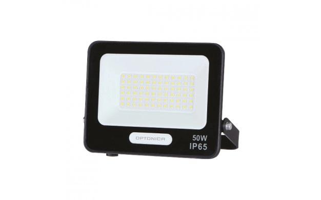 LED прожектор Optonica 50 W 4000K черен - Led прожектори