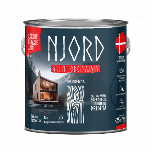 Грунд за дърво Njord 2.5 л - Лакове за дърво