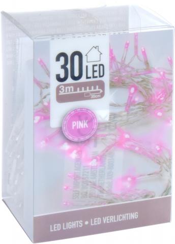 Светлинна верига 30 LED 3 м различни цветове, снимка 7 - Светеща верига