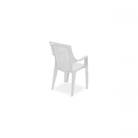Стол TRAMA  бял 55x60x91 см, снимка 3 - Pvc столове