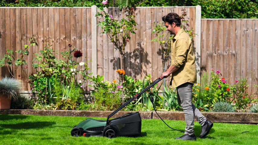 Електрическа косачка Bosch EasyRotak 32-215, снимка 4 - Косачки