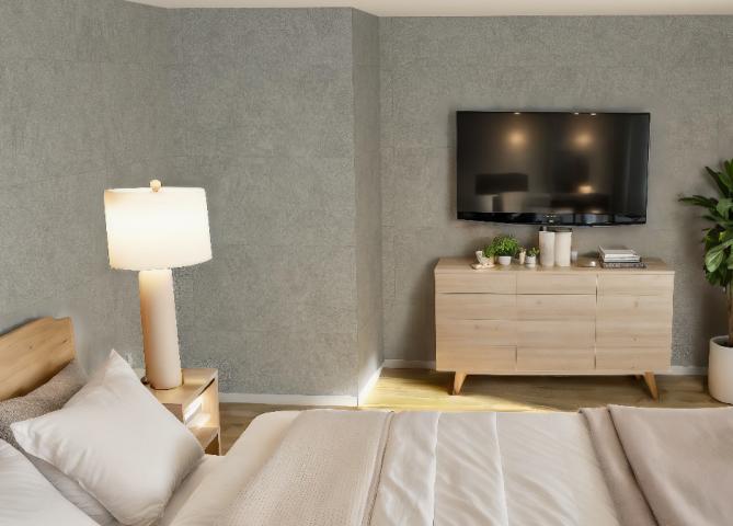 SPC Стенен Панел Concrete Light 30x60, снимка 2 - SPC пана