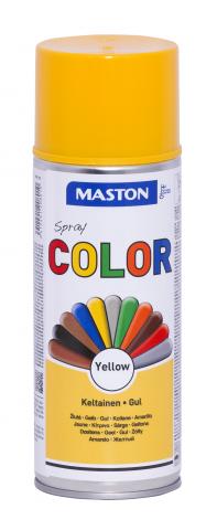 Спрей боя Maston 0.4 л жълт гланц - Бои за метал