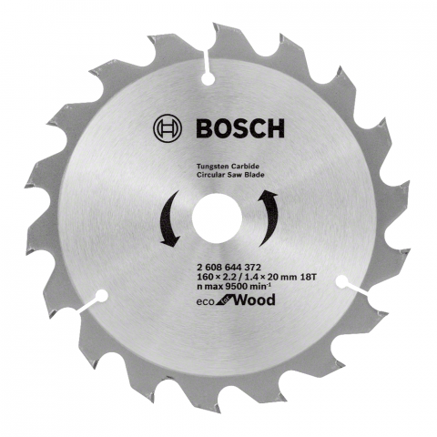 Циркулярен диск Bosch Wood 160x2.2x20 мм 18T, снимка 2 - Циркулярни дискове