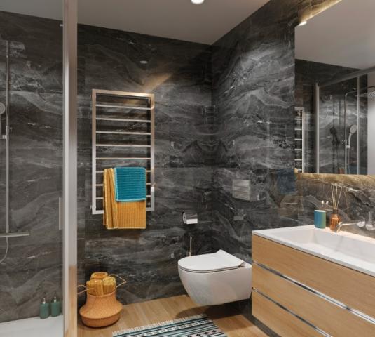 SPC Стенен Панел Dark Stone 120x60, снимка 2 - SPC пана