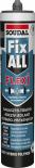 Лепило-уплътнител Fix All Flexi Soudal 280 мл черен