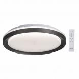 LED плафон Lightex Galaxy max.54W 5100 lm димируем с дистанционно ф400 мм графит