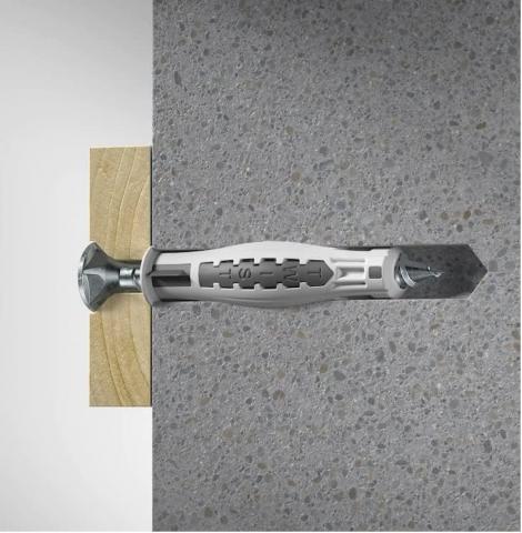 Универсален дюбел Wurth Zebra shark twist 10х56 мм 5 бр., снимка 5 - Универсални дюбели