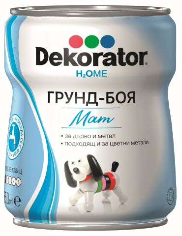 Грунд-боя Dekorator 0.65 л бяла - Бои за метал