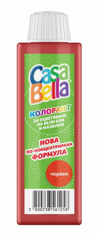 Колорант Casa Bella 40 мл червен - Интериорни бои