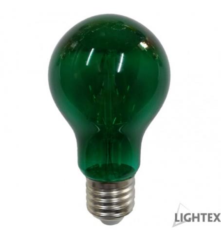LED крушка Lightex Filament 4W 120 lm E27 зелена - Лед крушки е27