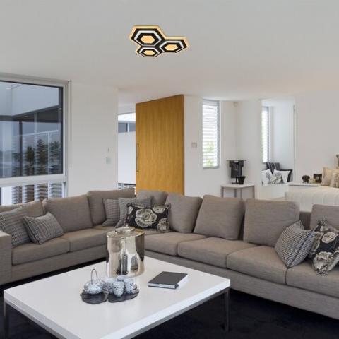 LED плафон Bitsi 72W 3200 lm, 3000+6000K, снимка 3 - Осветителни тела