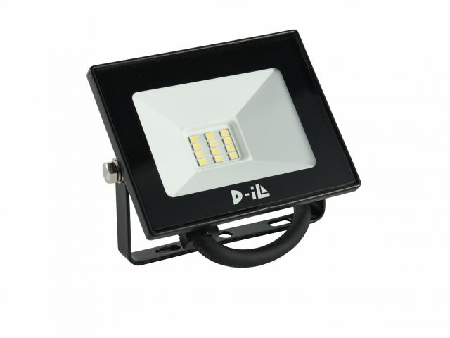 LED прожектор 10 W 6000К IP65 черен - Led прожектори