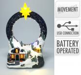 Коледна LED фигура селце 28 см