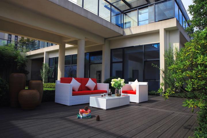 Декинг дъска WPC ROSSIMA ForestFeel, антрацит, снимка 2 - Декинг