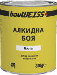 Алкидна боя BauWeiss 0.8 кг