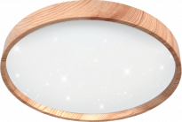 LED плафониера Lidia 12W 4000K 960 lm ф265 мм светло дърво