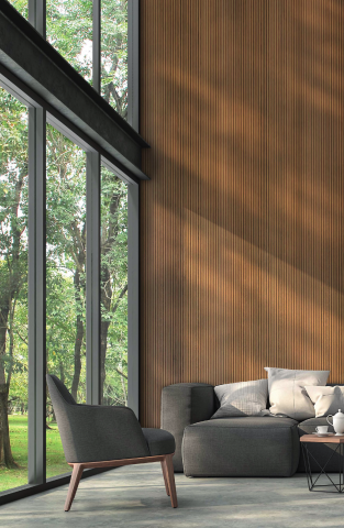 Линеен панел SLAT WALL PIANO 2600x120x12 мм, снимка 3 - PVC панели