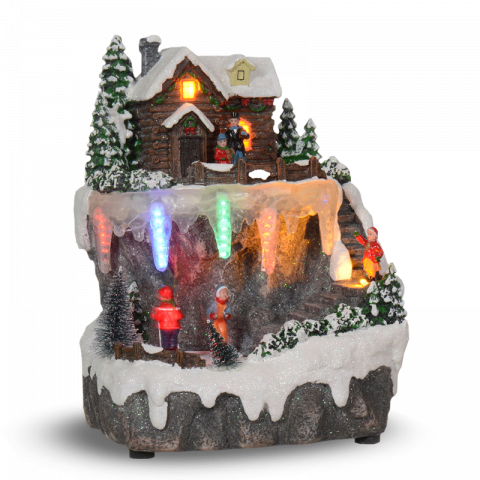 LED сцена коледно селце - Светещи фигури