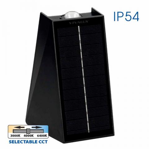 Соларен LED аплик Vivalux Polux 4 W, снимка 4 - Градински лампи