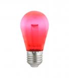 LED крушка S14 E27 2.5W 150 lm червена