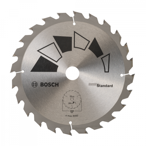 Циркулярен диск Bosch 184x20 мм Z24, снимка 2 - Циркулярни дискове